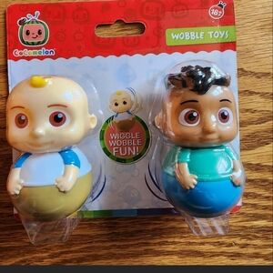 Kids Wobble Toys - Blue & Yellow